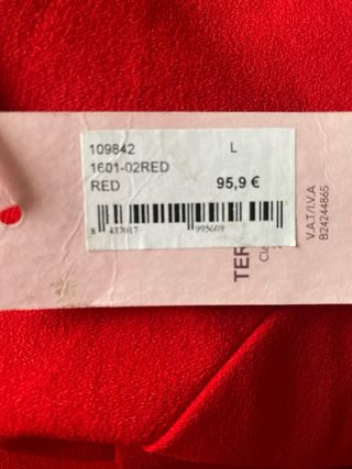 Vestido Coctel Rojo Nuevo