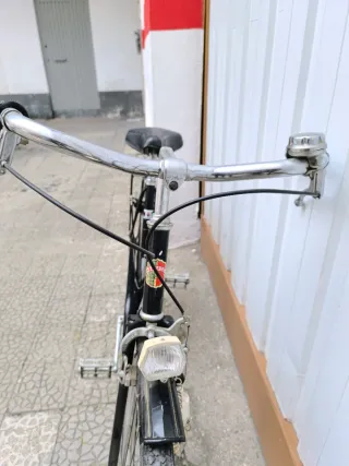 Bicicleta Clásica Rabasa Derbi Negra