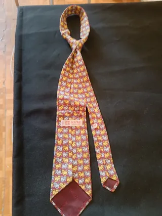 Corbata Loewe Vintage Gatos Multicolor