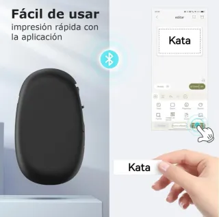 Etiquetadora Bluetooth Negra