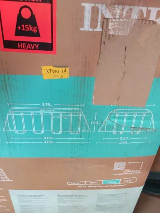 Piscina Desmontable Intex Chevron 400x200x100cm