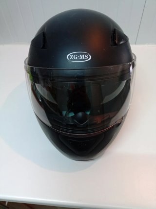 casco de moto ZG-MS negro