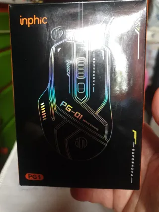 Ratón Gaming Inphic PG-01 Blanco