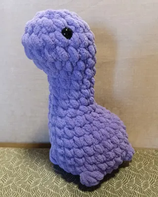 Peluche dinosaurio amigurumi