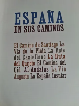 España y sus caminos.