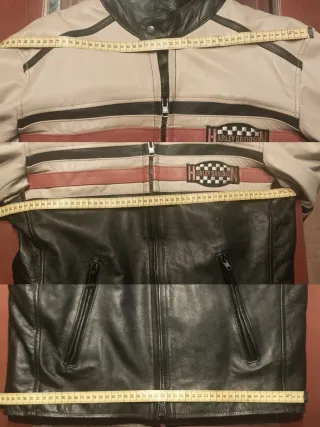 Chaqueta Biker tipo Harley Davidson Cuero