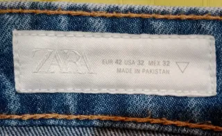 Bermuda vaquera Zara hombre