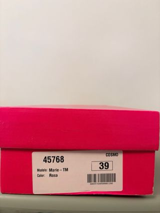 Zapato Joya Lolita Blu Rosa Tacon