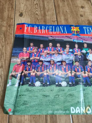 Póster FC Barcelona Temporada 90/91 colección
