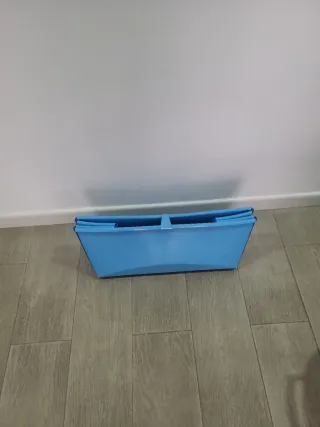 Bañera Bebé Plegable Azul