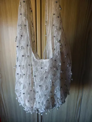 Bolso de abalorios Zara