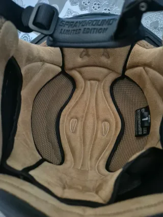 Casco Jet Sprayground a scacchi