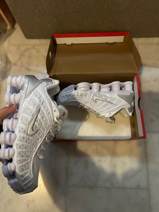 Nike Shox TL Blancas Talla 43