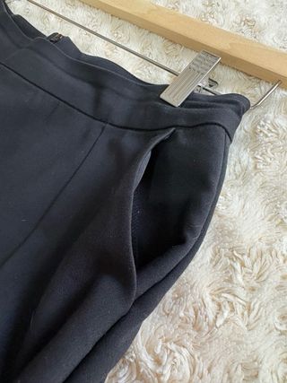 Falda pantalón negra Stradivarius