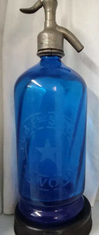 Sifón azul italiano.Savona