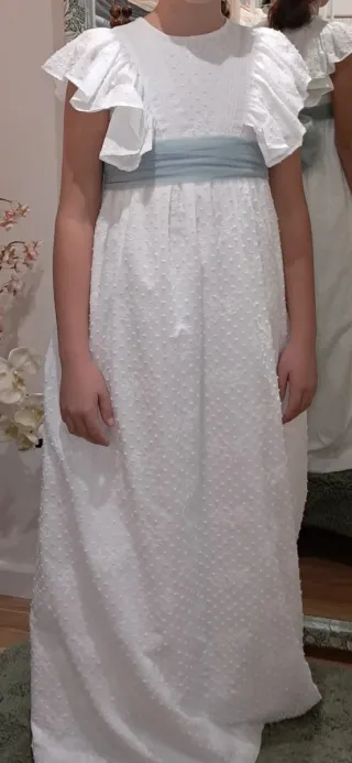 Vestido comunión Petritas 2025 Blanco