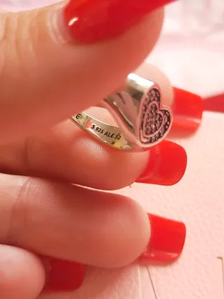 Anillo Pandora Corazón con Circonitas