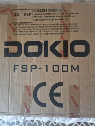 Panel Solar DOKIO 100W Plegable con Asa