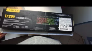 Tastiera e Mouse T-WOLF TF200 Rainbow