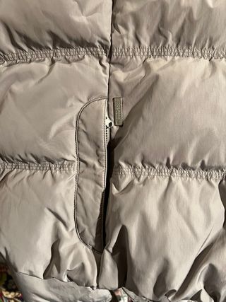 Giacca Woolrich Beige con Cappuccio Pelliccia