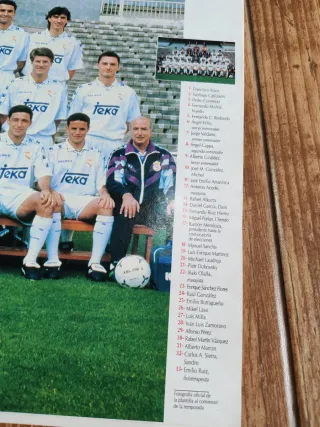 Póster Real Madrid C.F. 94-95 colección