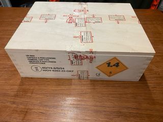 Custodia fucile mimetica caccia e scatole vuote