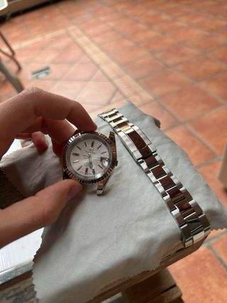 Seiko Mod Plata/Blanco