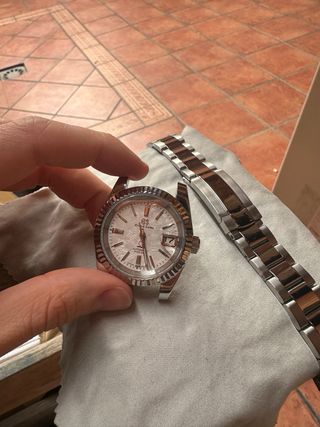 Seiko Mod Plata/Blanco