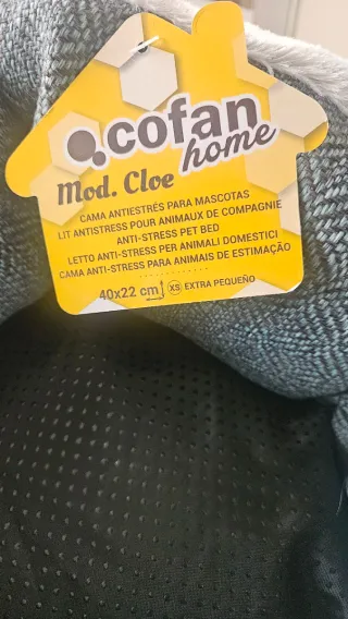 Cama antiestrés para mascotas