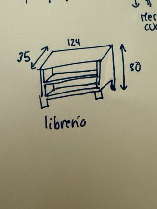 Conjunto 2 mesas y librería bajas