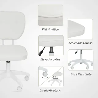 Silla de Oficina Giratoria Tapizada