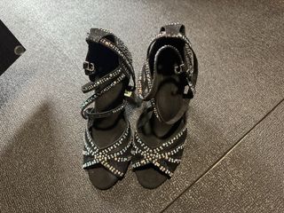 Zapatos de baile latino/salón negros