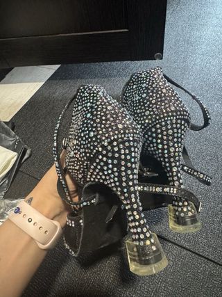 Zapatos de baile latino/salón negros