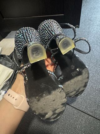 Zapatos de baile latino/salón negros