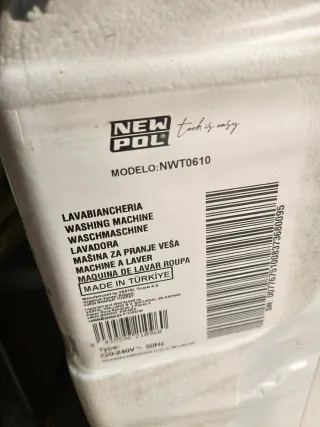 Lavadora NWT0610