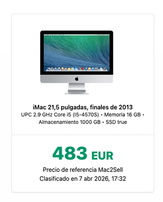 iMac 21.5, 2013, 2.9, i5