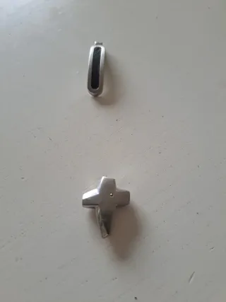 Colgante Plata y Carbono