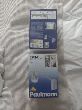Dos lámparas Teja Paulmann 1x50W GU10