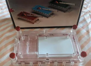 Mini mesa de billar transparente