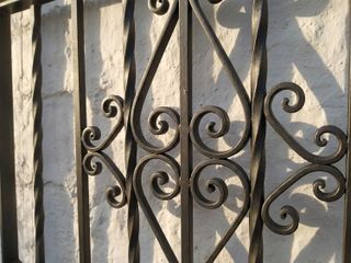 Reja hierro forjado ventana rústica 100x80 (2 uds)