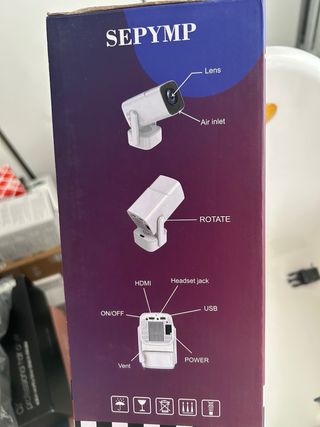 Proyector SEPYMP Mini 4K Android TV WiFi  -Nuevo