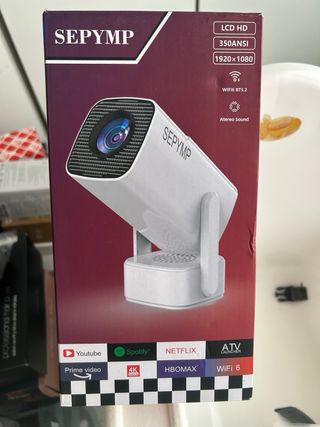 Proyector SEPYMP Mini 4K Android TV WiFi  -Nuevo