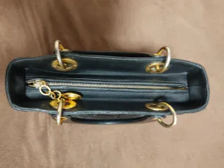 Borsa Pelle Christian Dior Nera