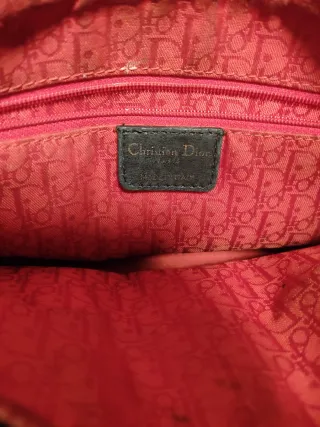 Borsa Pelle Christian Dior Nera