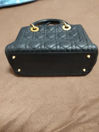 Borsa Pelle Christian Dior Nera