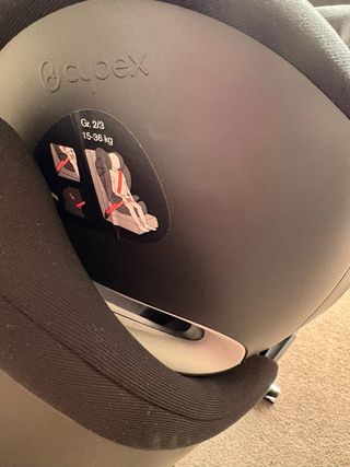 Silla Cybex Gold Grupo 2/3 Isofix Negra