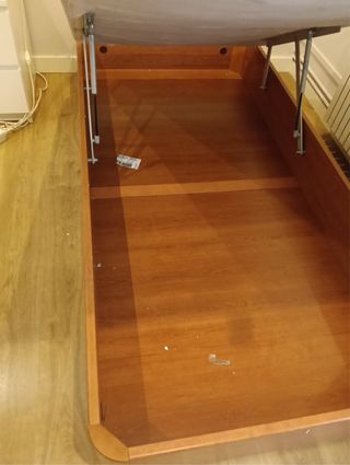 Canapé abatible 90cm madera y tela
