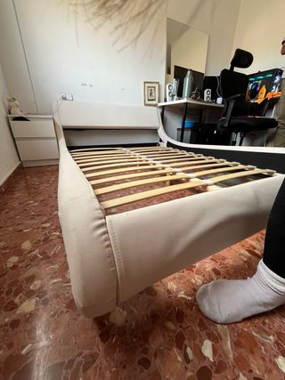 Somier estilo japonés diseño moderno polipiel
