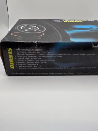 Altavoces Coche 6x4 2 Vías 100W