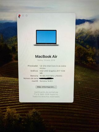 MacBook Air 13' 512GB Plata/Gris espacial